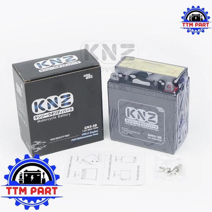 TERBARU - ACCU GL MAX / GL PRO / SATRIA HIU / SATRIA LUMBA / RXK / NINJA 150R / NINJA SS GM3-3B 1.05