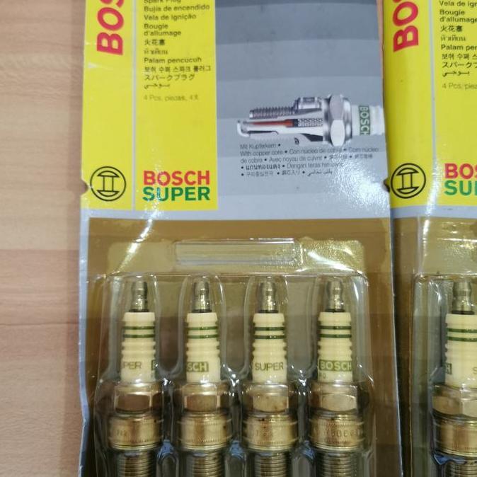 NEW BUSI BOSCH W8DC/SPARK PLUG W8DC UNTUK GENSET DAN MOBIL (4PCS)