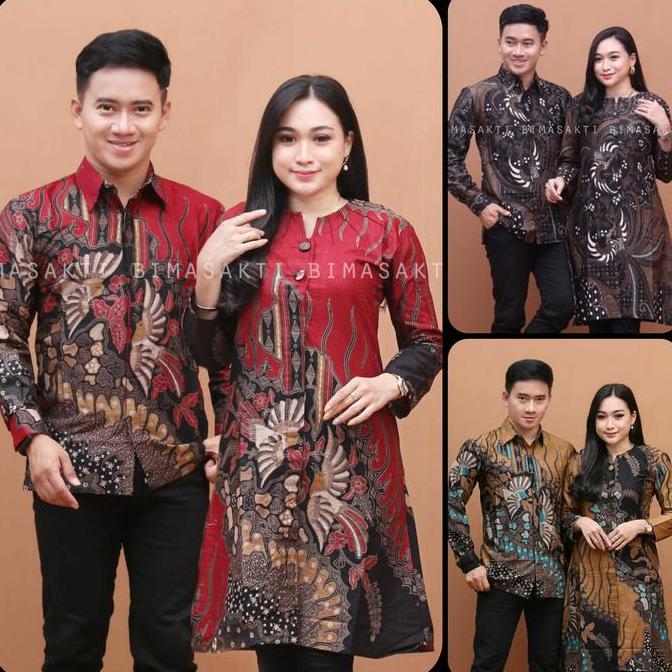 MURAH LEBAY Batik couple kemeja tunik terbaru - baju batik sarimbit MURAH LEBAY