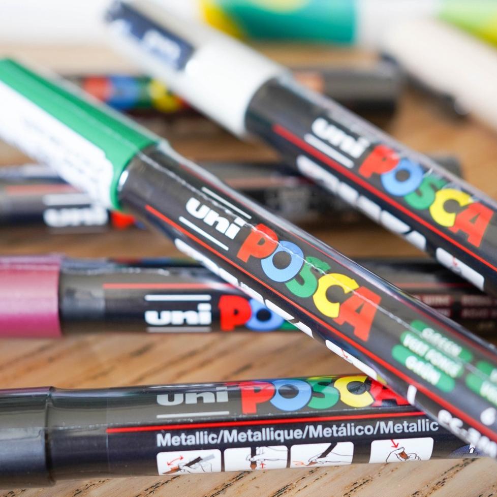 Uni Posca Pc-3M Paint Marker Spidol Posca Pc-3M Bullet Shaped 0.9 - 1.3Mm