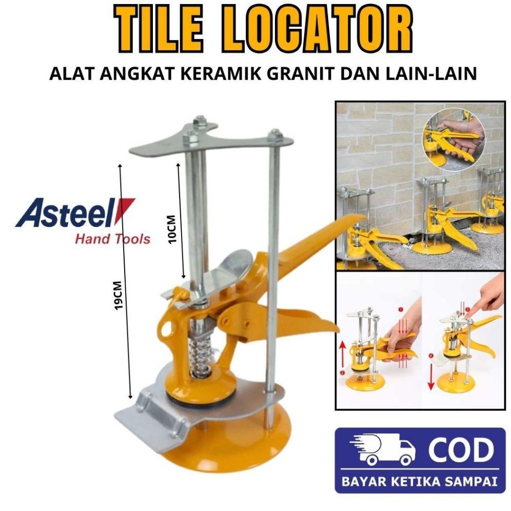 Alat Bantu Pasang Keramik Dinding - Tile Locator Wall Stainless - Alat Perata Keramik - Nat Keramik
