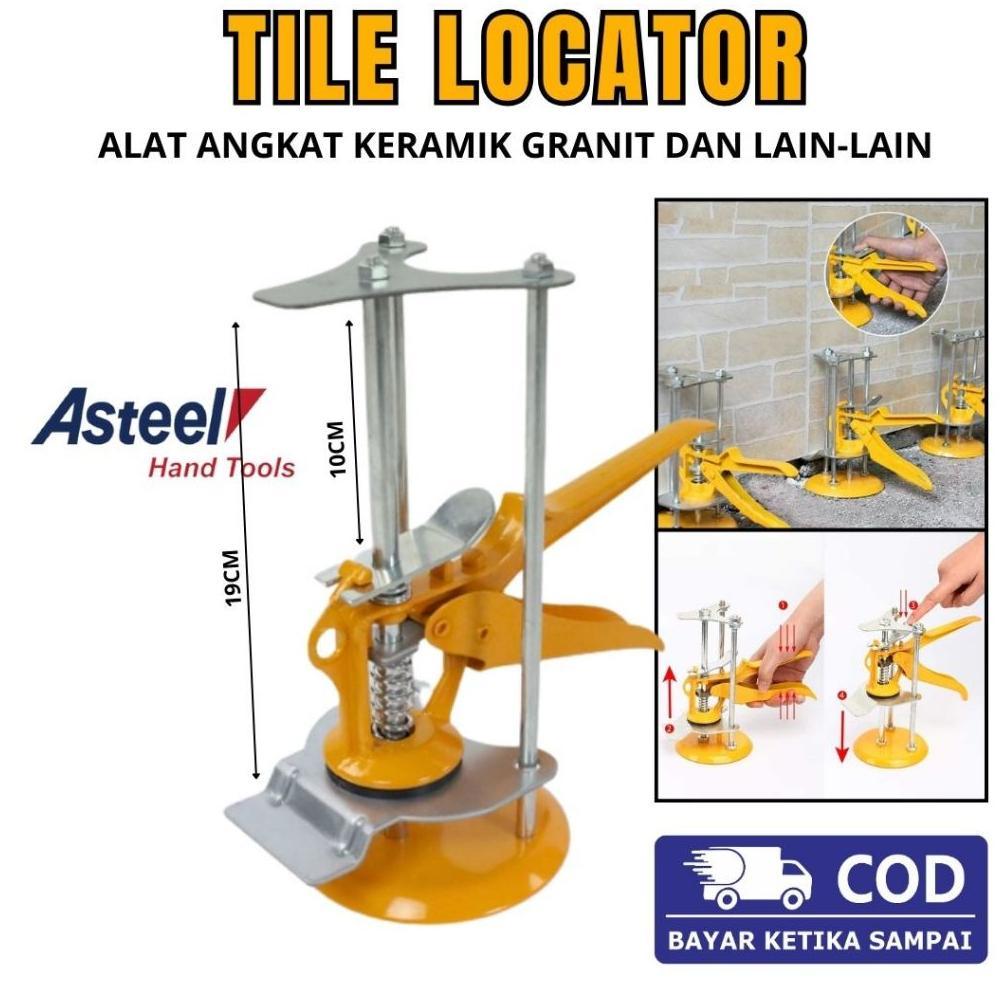 Alat Bantu Pasang Keramik Dinding - Tile Locator Wall Stainless - Alat Perata Keramik - Nat Keramik