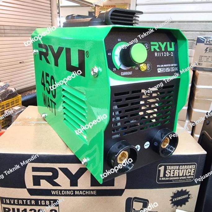 Grosir Mesin Las Inverter Ryu Rii 120 450Watt / Trafo Las 450 Watt Ryu 120 A