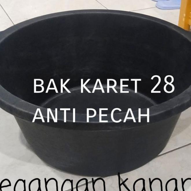 Bak Karet Baskom Karet Ember Karet Anti Pecah 28 Sjp Ember Plastik Tong Air Baskom Cuci Baju Besar