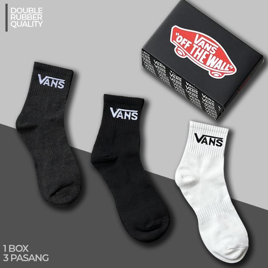 Vans Sock Quarter Original/Vans Sock Quarter /Kaos Kaki Vans Original Indonesia Bnwb 100%