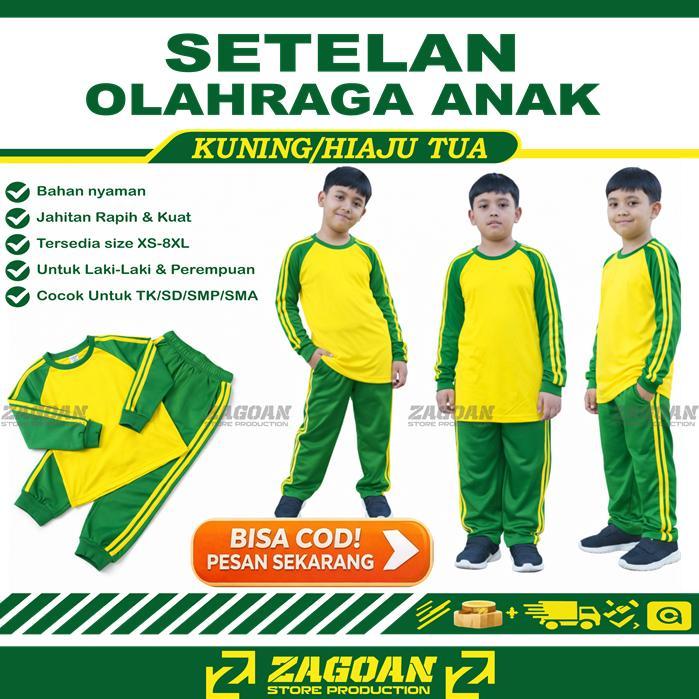 RECOMMENDED SETELAN OLAHRAGA ANAK SEKOLAH TRAINING TK SD SMP SMA | BAJU OLAHRAGA ANAK MURAH ADEM KUN