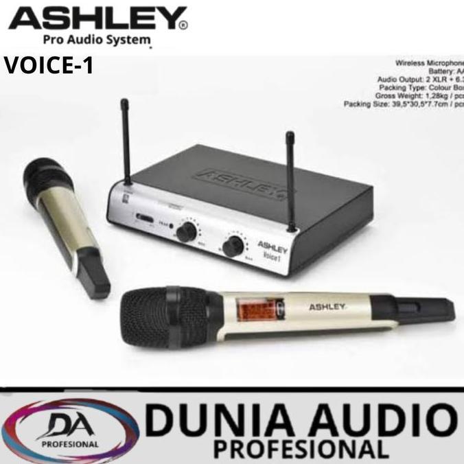 Murah Mic Wireless Ashley Voice 1 Original Ashley Voice 1 (Pp) (Pjh) (Jjhh)
