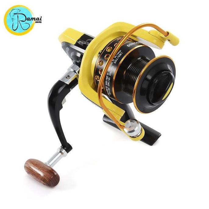 REEL KUNING SPOOL METAL 12BB HD SERIES LIEYUWANG 1000-7000