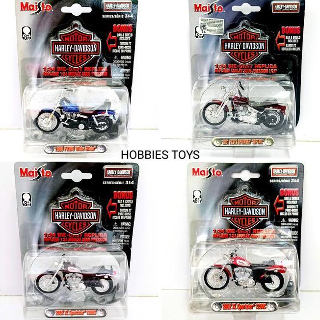 Diecast Motor Maisto Harley Davidson 124 Dc Motor Maisto Hd Custom