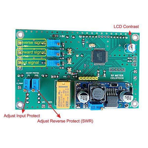 Modul Power Dan Swr Meter Digital Celstech Ct-L5K0 Original Dan Terpercaya
