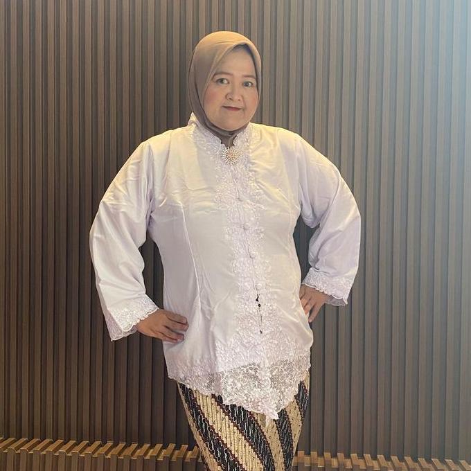 Kebaya Encim Bordir Jumbo Ld 130cm - 140cm Lengan Panjang Promo