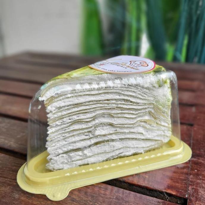 Abbrustolito- Mille Crepes Cake Slice Cake Viral Mille Krepes Krepes Kue Kado Ultah