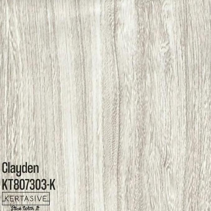 Kertasive Motif Kayu Deco Pvc Sheet Sticker Pelapis Clayden