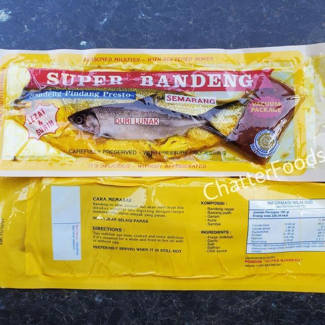 Cod,Bisa- Super Bandeng Presto Khas Semarang / Ikan Bandeng Duri Lunak Halal / Bandeng Pindang Prest
