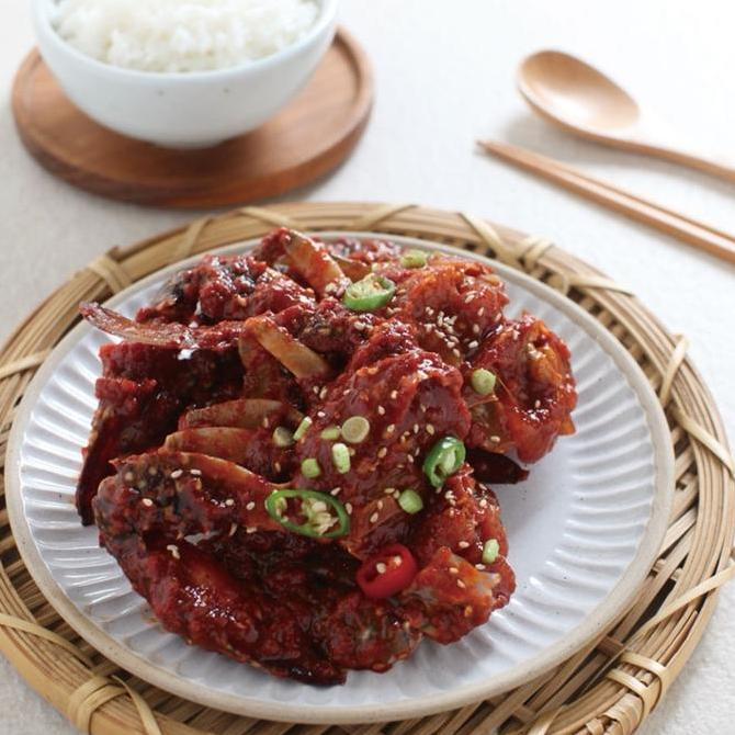 Cod,Bisa- Ganjang Gejang Kepiting Rajungan Marinated Per 1 Ekor Yangnyeom