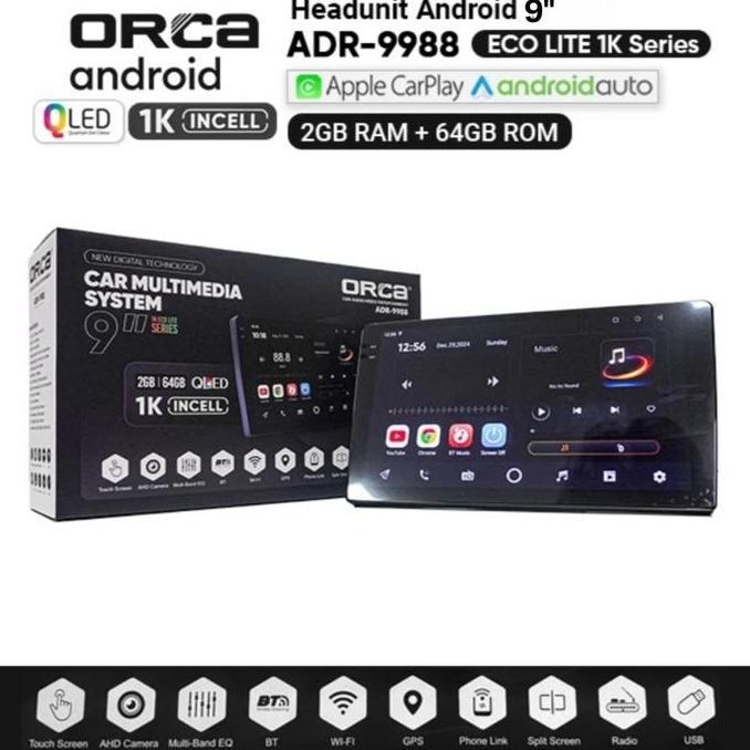 Promo Head Unit Tape Tv Mobil Android Merk Orca Untuk Toyota Avanza & Daihatsu Xenia Lama Thn 2004-2