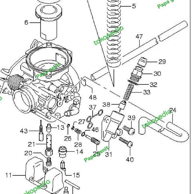 choke karet rmh kabel choke oring per choke skywave spin hayate ori