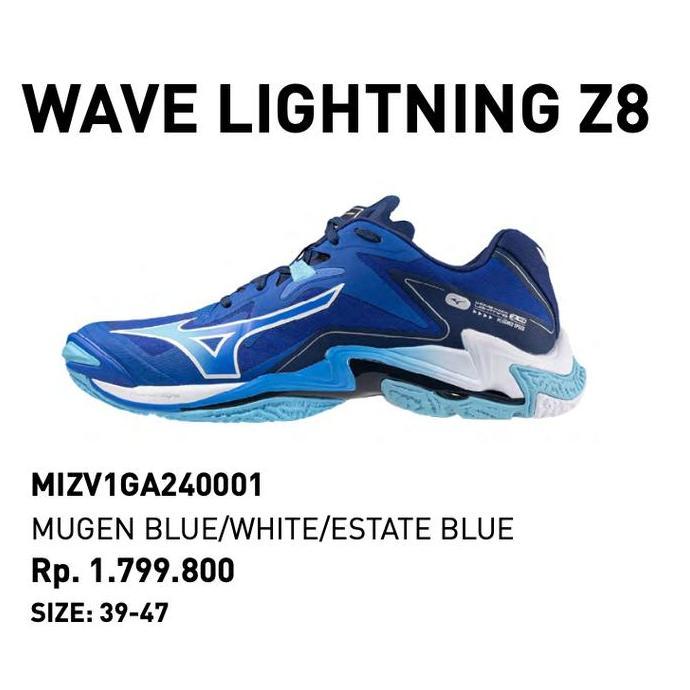 Sepatu Mizuno Wave lightning Z7 Z8  WLZ7 WLZ8 WLZ WL Z 7 8 Original