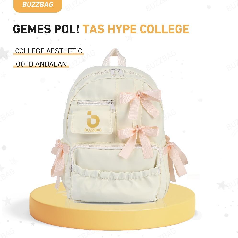 Buzzbag - Tas sekolah aesthetic korean style tas sekolah wanita tas sekolah sma korean style