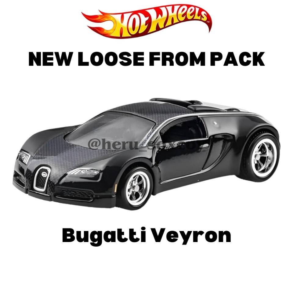 Hotwheels Hot Wheels Premium Bugatti Veyron Hitam New Loose From Pack