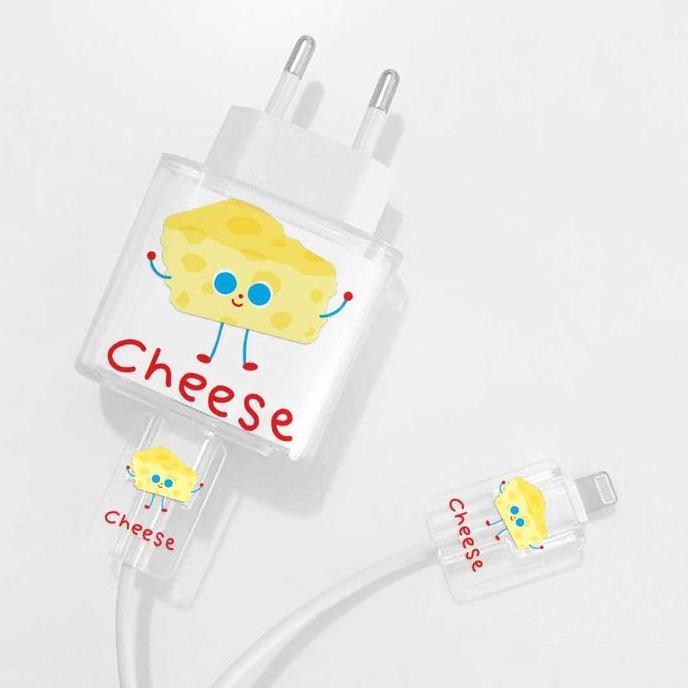 Charger Case iPhone 18W 20W Liquid Crystal - Smiley Cheese