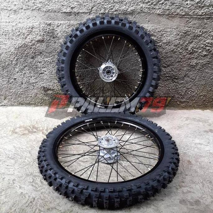 Wheelset Trail 21 18 Ban Dunlop KLX Dtracker 150 Velg Expedition