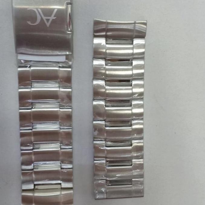 JUAL RANTAI JAM TANGAN STAINLES STEEL SILVER AC9205 AC 9205 24MM Orig