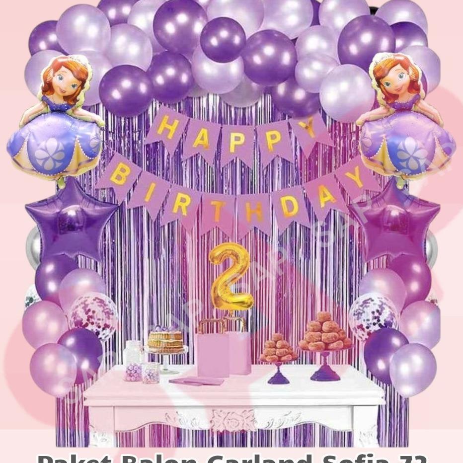 Paket Balon Sofia Garland 72