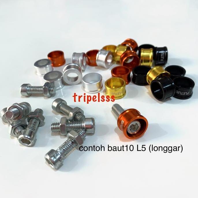 Monel ring baut 12 Variasi warna universal motor Motorcycle