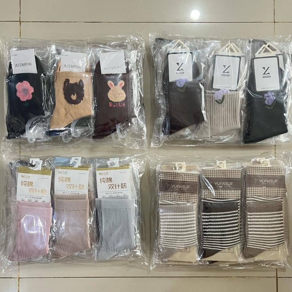 (Grosir 12Pc) Kaos Kaki Import Wanita Dan Pria / Kaos Kaki Import Premium / Grosir Kaos Kaki Import