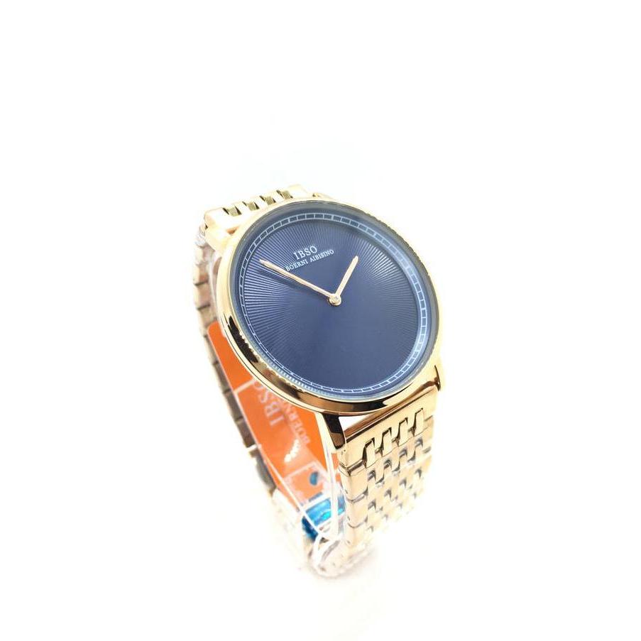 JAM TANGAN PRIA IBSO ORIGINAL 2602 BLUE ANALOG BERGARANSI