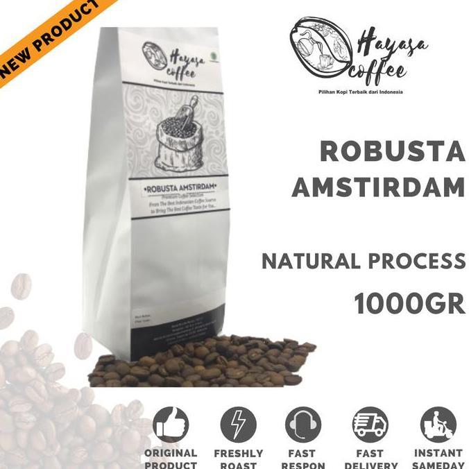 Kopi Hayasa Amstirdam Dampit Malang Robusta - 1 Kg