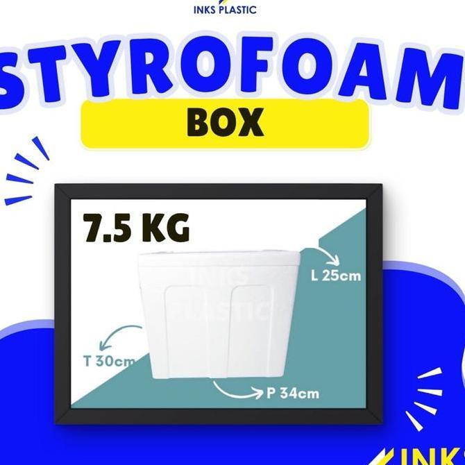 Lansungkirim- Styrofoam Box 7,5 Kg Khusus Gosend Bandung
