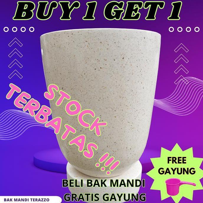 Promo Bak Mandi Terazzo - Bak Air Kamar Mandi Marmer Teraso Apolo Full