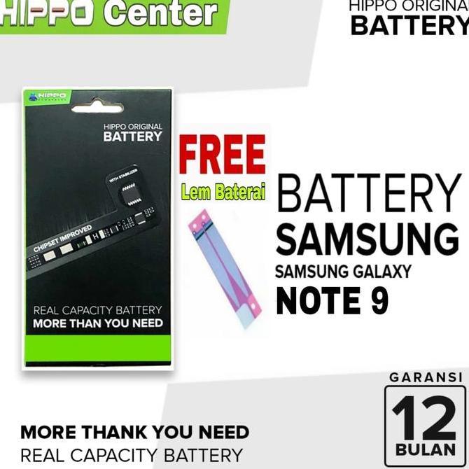 HARGA DISC - Baterai Hippo Compatible with SAMSUNG Note 9 Battery Galaxy Note 9 Batre