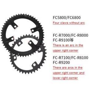 RIRO DOUBEL CHAINRING BCD 110MM 4 BOLT FOR SHIMANO CHAIN RING BCD 110 MM SEPEDA ROADBIKE TERBARU