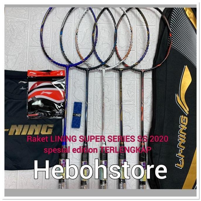Weminton- Raket Lining Super Series Ss 20 Spesial Edition Bonus Terlengkap