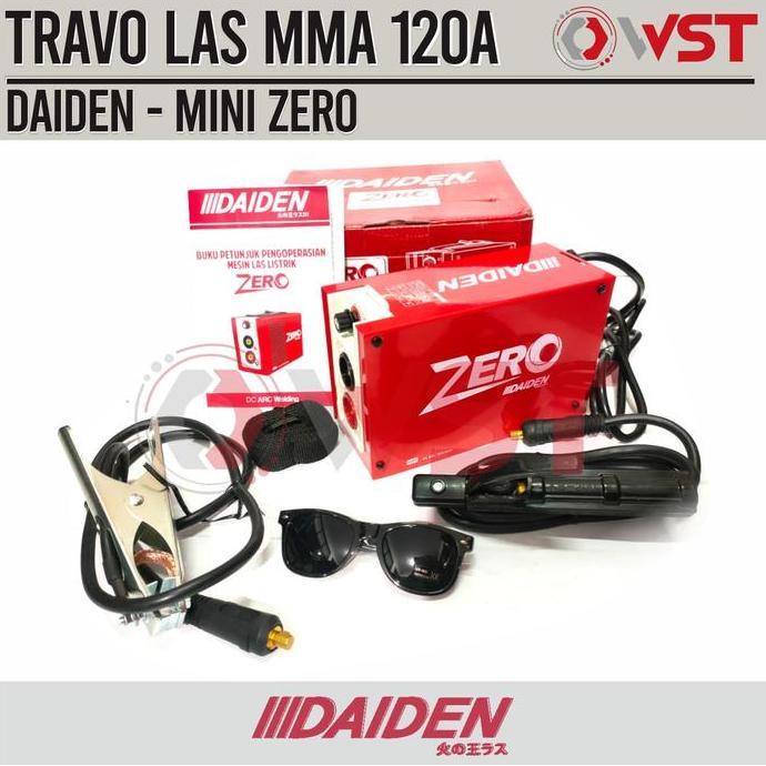 NEW DAIDEN Travo Las Inverter Mini ZERO 120A - Mesin las mini - Trafo Las