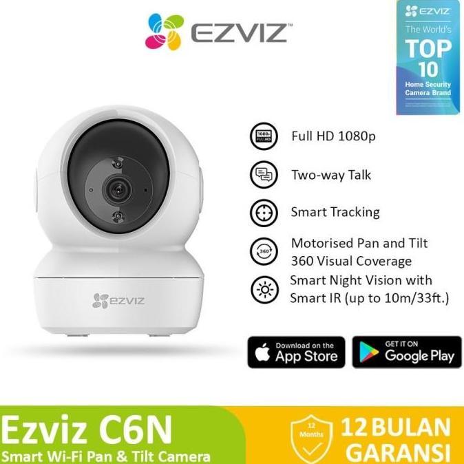 TERMURAH - IP CAM EZVIZ C6N WIRELESS 1080P SMART IR NIGHT VISION