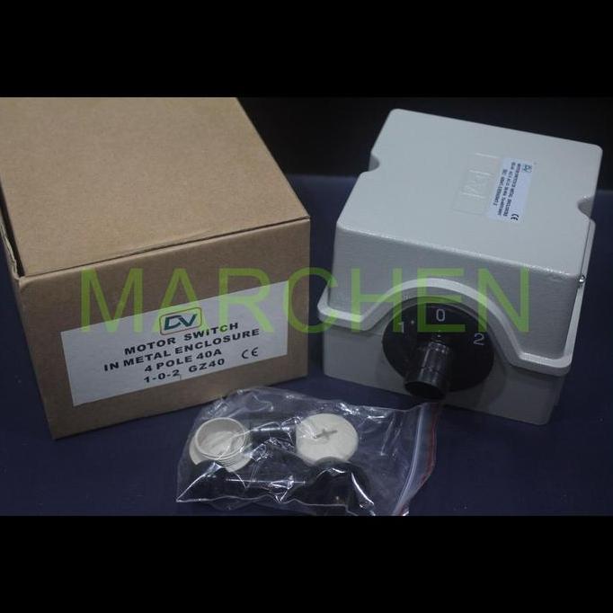 Cam Stater Starter Handle Switch Ohm Saklar GZ-40 40A 4P DV