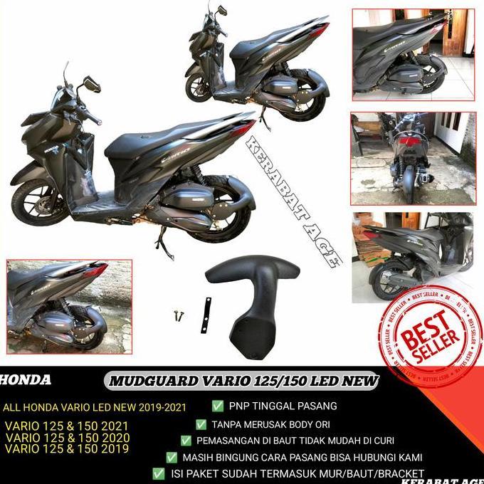 Mudguard Vario 125/150 Led New Dan Led Old Best Quality