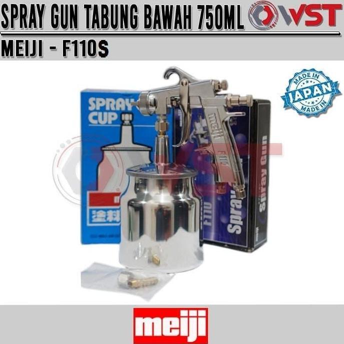 TERMURAH - Spray Gun Tabung Bawah MEIJI F110 Original Japan / F110S / F110 S15