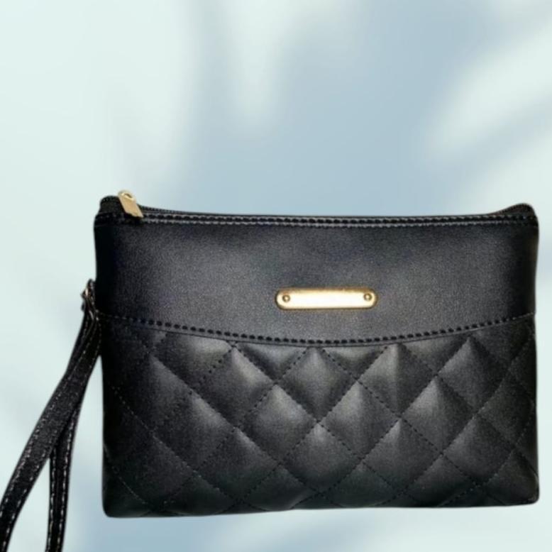 terbaru tas tangan wanita clutch dompet pouch wanita bordir kombinasi miniso