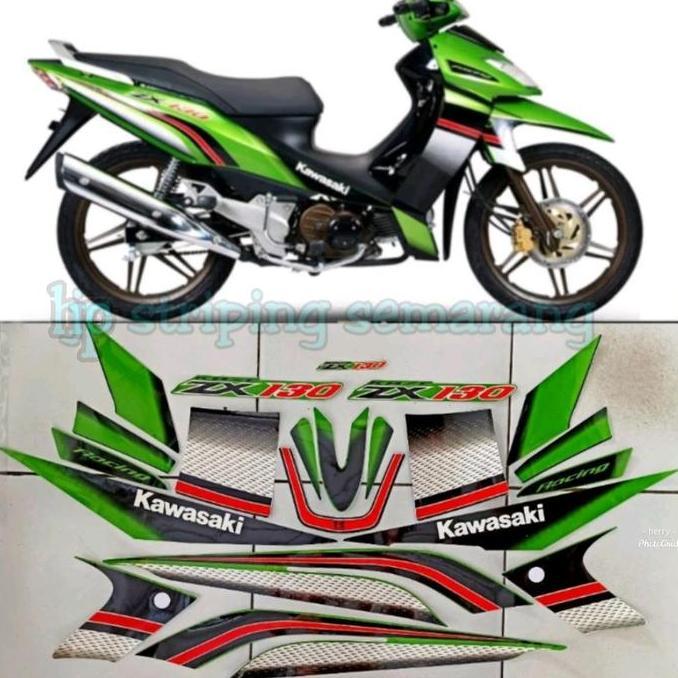 NEW Striping Kawasaki ZX 130 VR th 2006 hijau