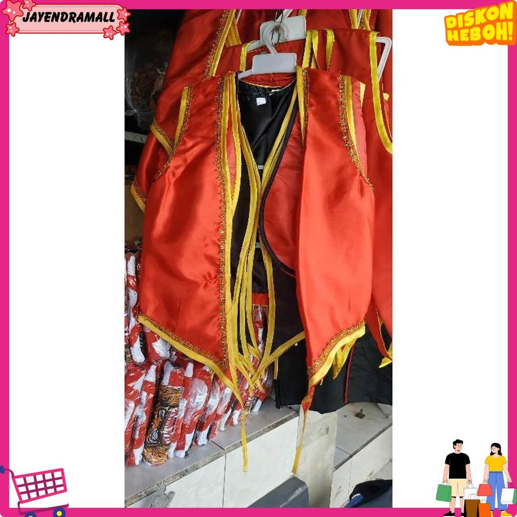Setelan Celana + Rompi Baju Bujang Ganong Anak Usia 3 - 12 Tahun / Baju Ganong Full Set / Kostum Pen