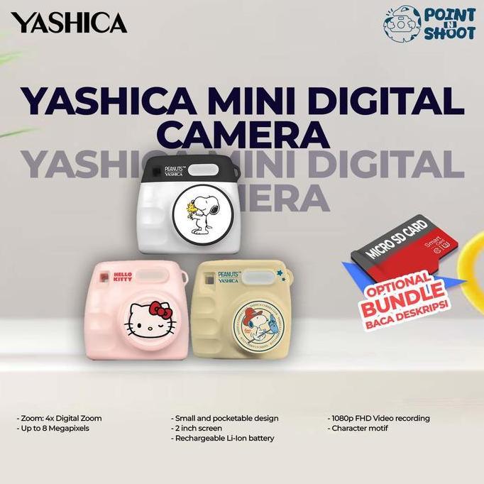 Yashica Mini Digital Camera Character Motif - YAS-MNDCSP / YAS-MNDCSP-K2