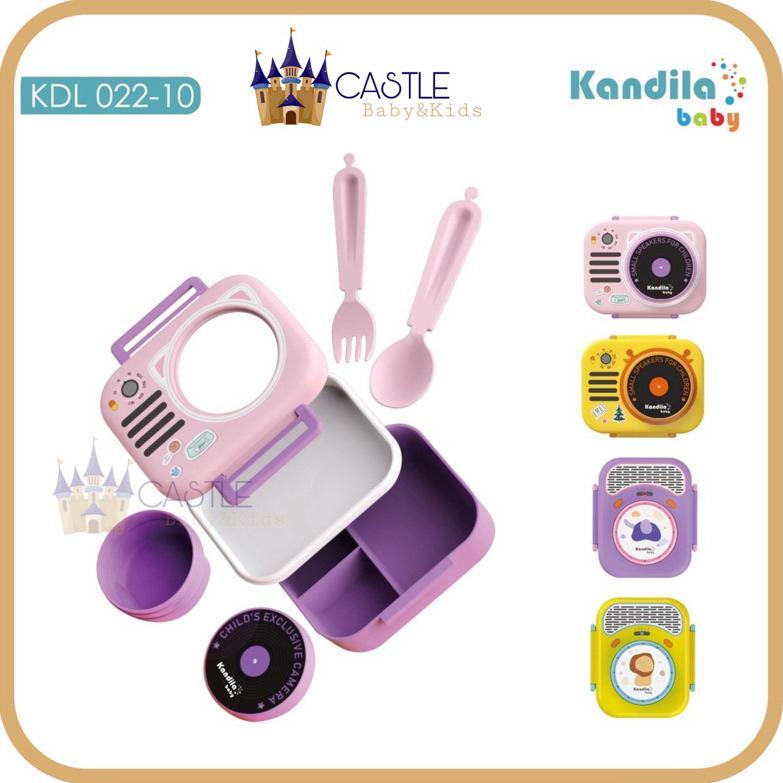 Kandila Baby KDL022-10 Lunch Box 680ml - Kotak Bekal + Spoon & Fork / Sendok Garpu