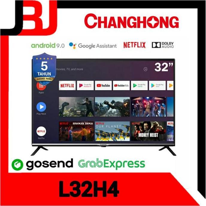 Android TV Led Changhong 32" L32H4 | Changhong Android 9.0 TV 32inch