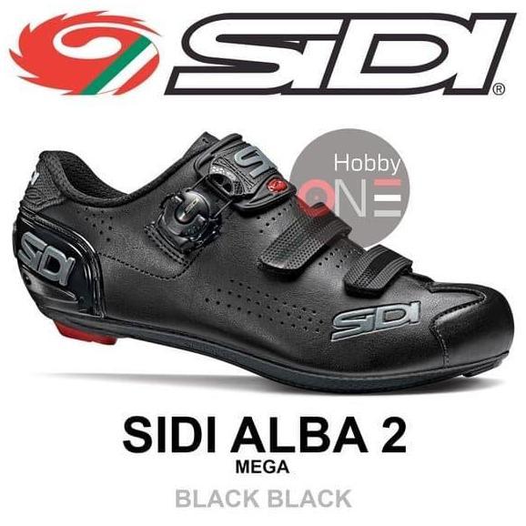 Sidi Alba 2 MEGA Road Shoes - BLACK BLACK