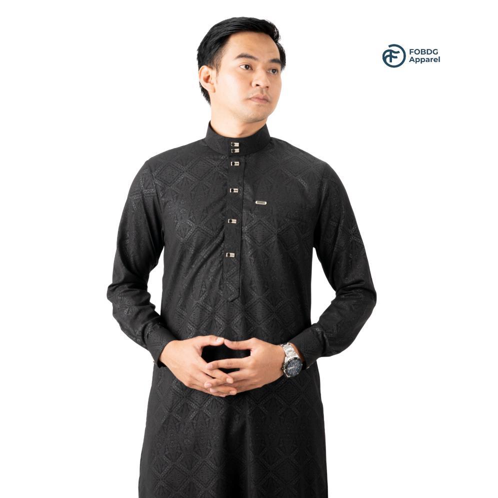 PREMIUM FOBDG GAMIS SONOKLING BAJU JUBAH PRIA LENGAN PANJANG MOTIF EMBOS